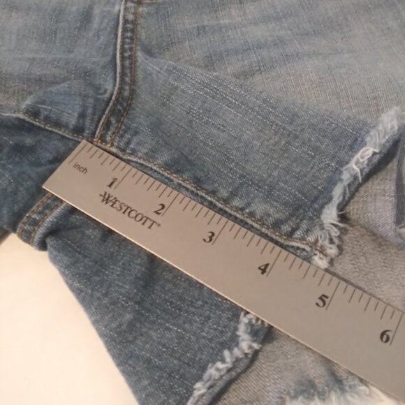 Seven7 women's size 16 denim frayed hem weekend shorts - Picture 8 of 12